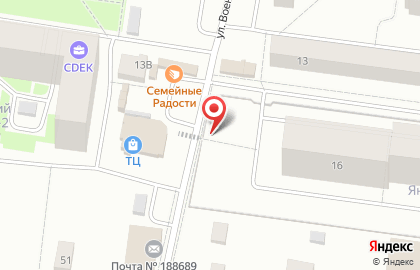Продуктовый магазин в Санкт-Петербурге на карте