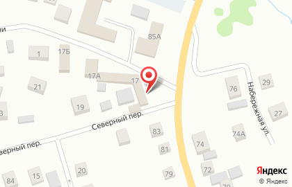 Супермаркет Пятёрочка в Северном переулке на карте