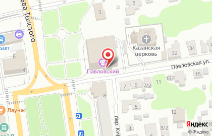 Карусель на Павловской улице на карте