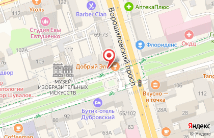 Маркет спортивного питания Спарта на Пушкинской улице на карте