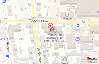 АК БайкалБанк на Советской улице на карте