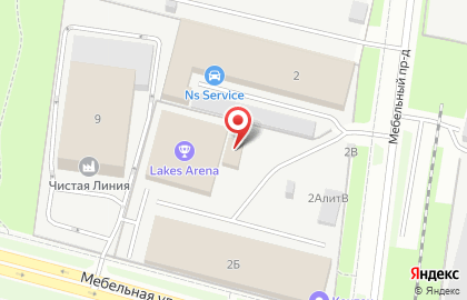 Компания по аренде футбольного поля Lakes Arena на карте