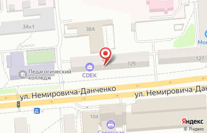 Автошкола Мегаполис-Плюс на улице Немировича-Данченко на карте