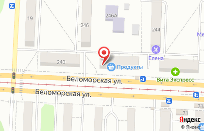 Магазин бижутерии на Беломорской, 238 на карте