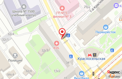 KDL в Красносельском районе на карте