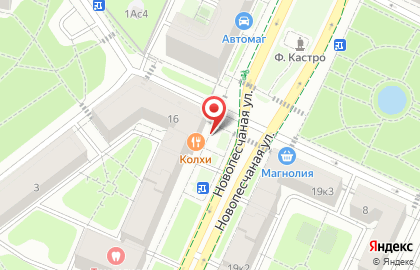 Компания АРТВОЛКОВ на Новопесчаной улице на карте