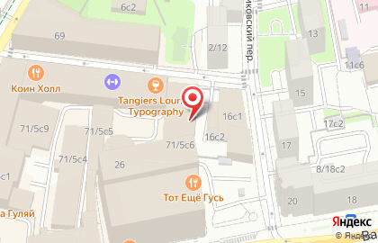 Школа танцев Новый Проект на Добрынинской на карте