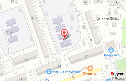 Детский сад Теремок №119 на проспекте Бумажников на карте