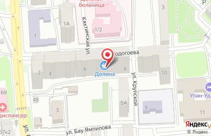 Фермерский магазин мяса, молочных продуктов и хлеба Долина в Советском районе на карте