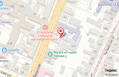Студия воздушной гимнастики, растяжки и современного танца Вверх на карте
