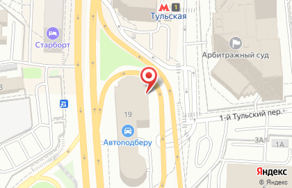 Шиномонтажная мастерская в Даниловском районе на карте