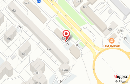 Гараж в Новокузнецке на карте