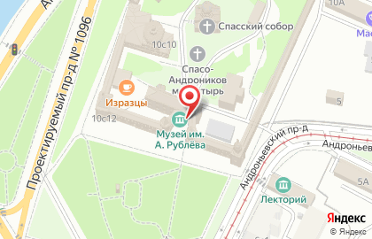 Храм Спаса Нерукотворного Образа Андроникова монастыря на карте