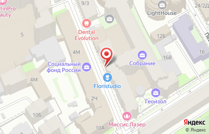 Студия флористического дизайна Екатерины Ниловой в Санкт-Петербурге на карте
