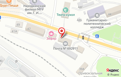 Почта России во Владивостоке на карте