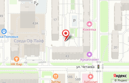Миллениум в Ново-Савиновском районе на карте