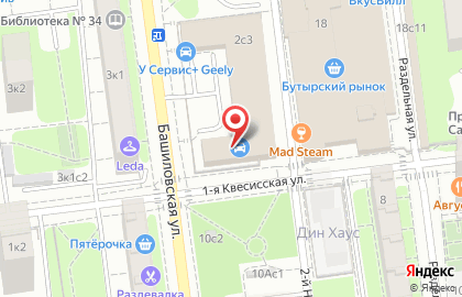 Банк ЗЕНИТ на Башиловской улице на карте