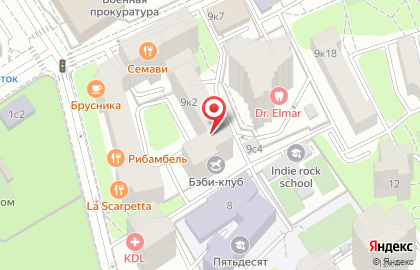 Центр ментальной арифметики ALOHA на метро Фрунзенская на карте