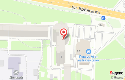 Продуктовый магазин на Казанском шоссе, 1 на карте