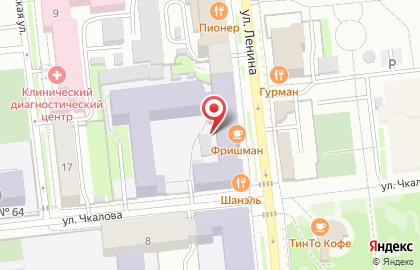 Сова на улице Ленина на карте