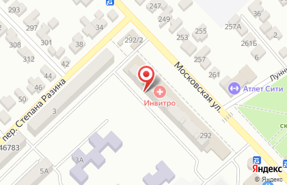 Пекарня Хлебный дворик на Московской улице на карте