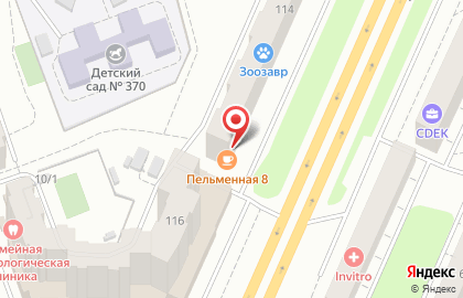 Сеть пельменных Патриот в Тракторозаводском районе на карте