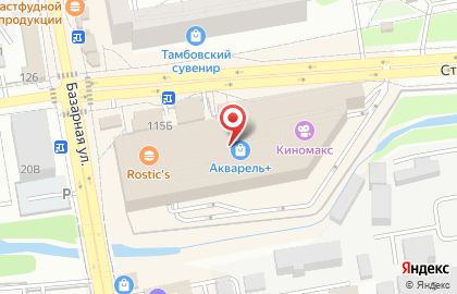 Офис продаж Билайн в Тамбове на карте