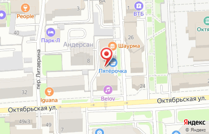 Фотостудия F8 на Октябрьской улице на карте