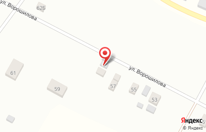 Аврора на улице Ворошилова на карте
