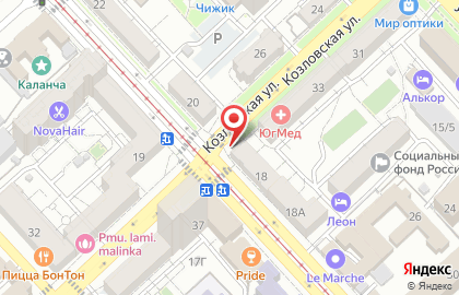 Магазин Волгоградский Мясокомбинат в Ворошиловском районе на карте