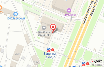 Отделение Пенсионного фонда РФ по Нижегородской области в Ленинском районе на карте