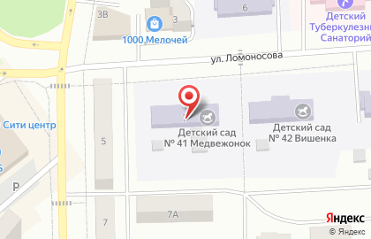 Детский сад Медвежонок №41 на карте