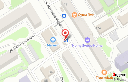 Киоск по продаже фруктов и овощей в Петрозаводске на карте