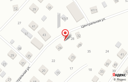 Магазин Надежда на Центральной улице на карте