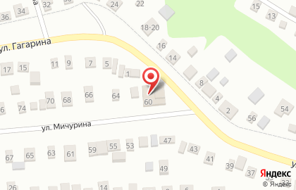 Шиномонтажная мастерская на улице Мичурина на карте