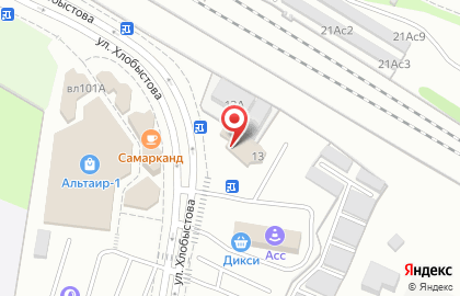 Магазин фастфудной продукции Донер на улице Хлобыстова на карте
