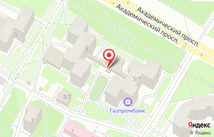 Школа развития кунг-фу и ушу Баланс на Академическом проспекте на карте