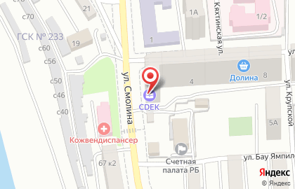 Политическая партия Новые люди в Советском районе на карте