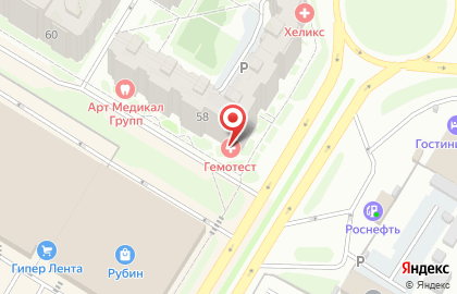 Столовая в Пскове на карте