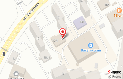 Экспресс-парикмахерская Ножницы на улице Ватутина на карте