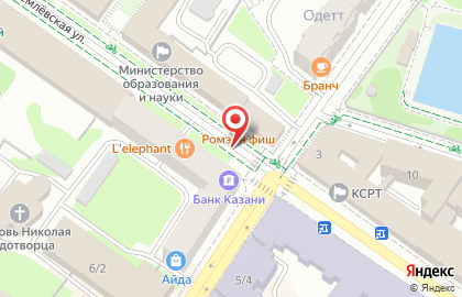 Лазурный берег на Кремлевской улице на карте