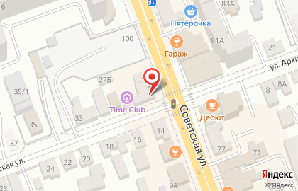 Магазин одежды Ledinika на Комсомольской на карте