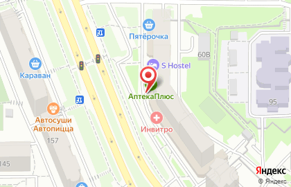 Агентство недвижимости Апогей в Октябрьском районе на карте