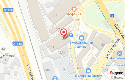 Магазин тканей в Сочи на карте