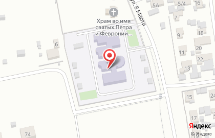 Детский сад №3 на улице 8 Марта на карте