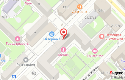 Стиль на Васильевской улице на карте