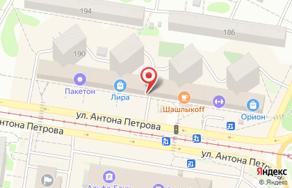Автошкола АвтоГрад на улице Антона Петрова на карте
