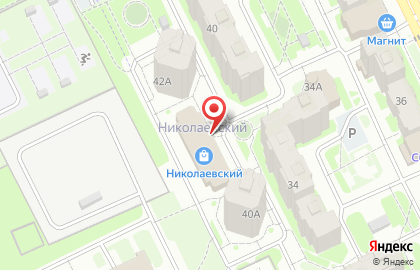 Сеть водоматов Артезианская вода на улице Рокоссовского на карте