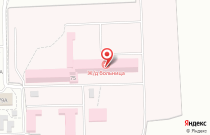 Отделенческая клиническая больница на ст. Волгоград-1, ОАО РЖД на карте