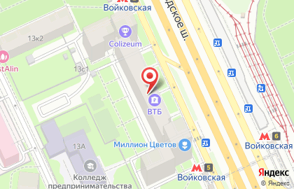ВТБ Пенсионный фонд на Ленинградском шоссе на карте